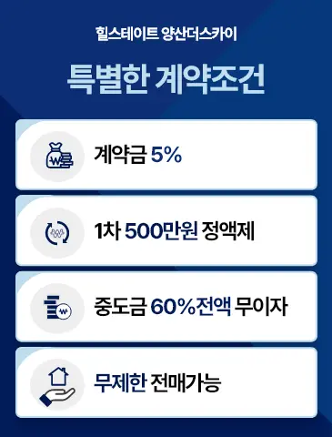 힐스테이트 양산더스카이 공식 특별 계약조건